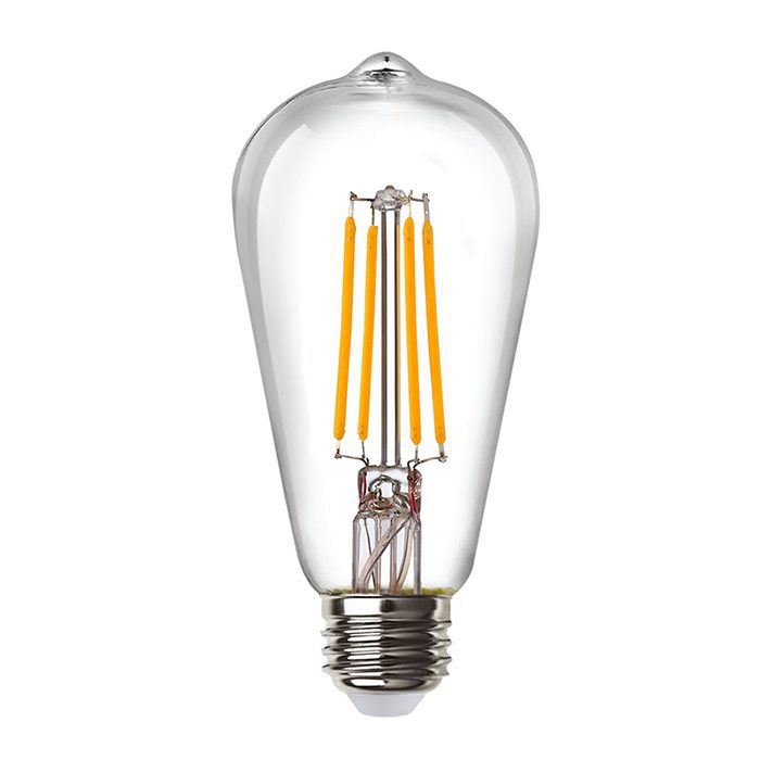 ANOVEXA ST19 LED Edison Filament Bulb — 4W 6W 8W 2200K 2700K E26 E27 CRI 95+ Dimmable